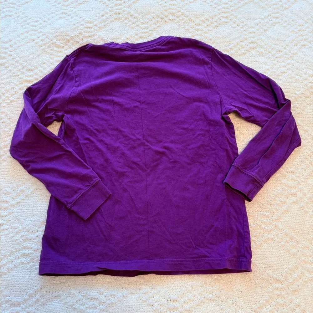 Nike Loose Fit Purple Long-sleeve Tee